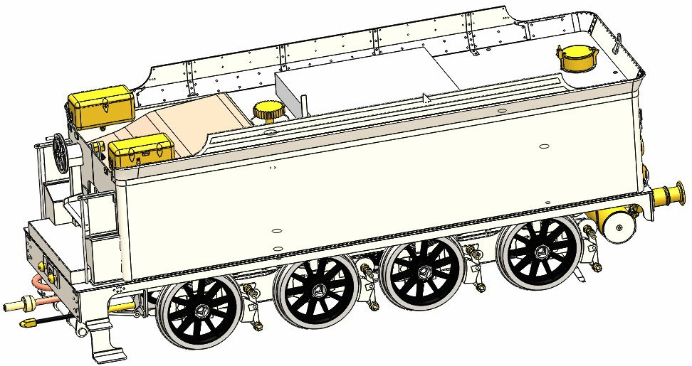 LSWR T9 tender